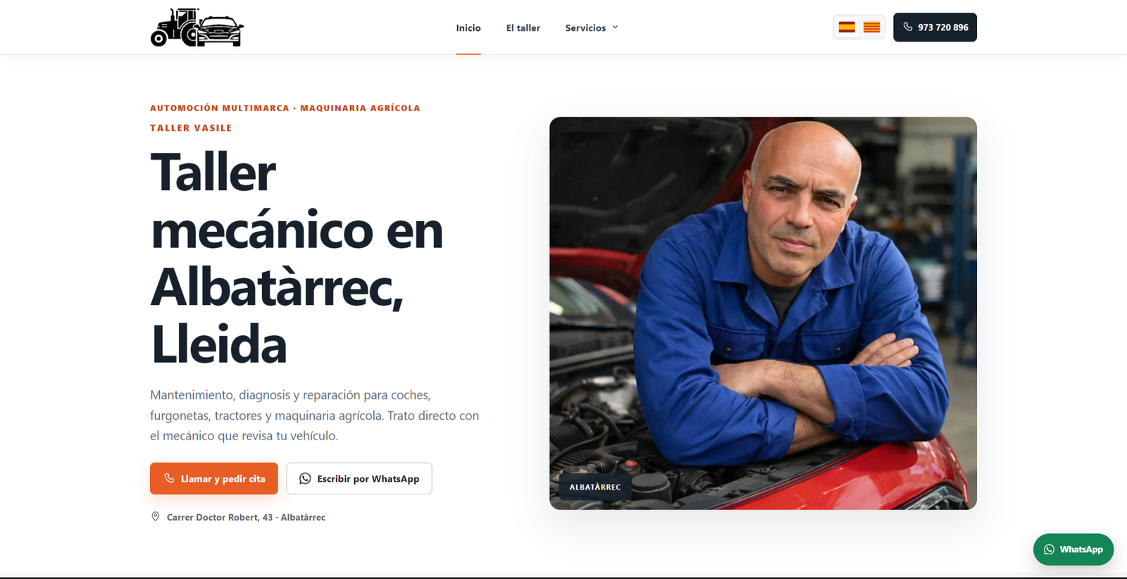Captura del proyecto Taller Vasile