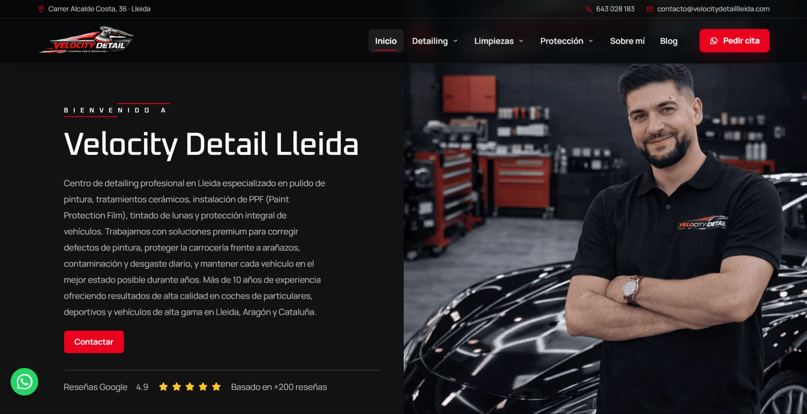 Captura del proyecto Velocity Detail Lleida
